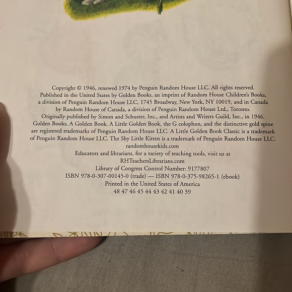 A Little Golden Book Classic- The Shy Little Kitten - Picture 4 of 6